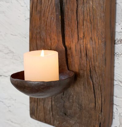 Väggljusstake Grimaud Natur H46cm från Chic Antique