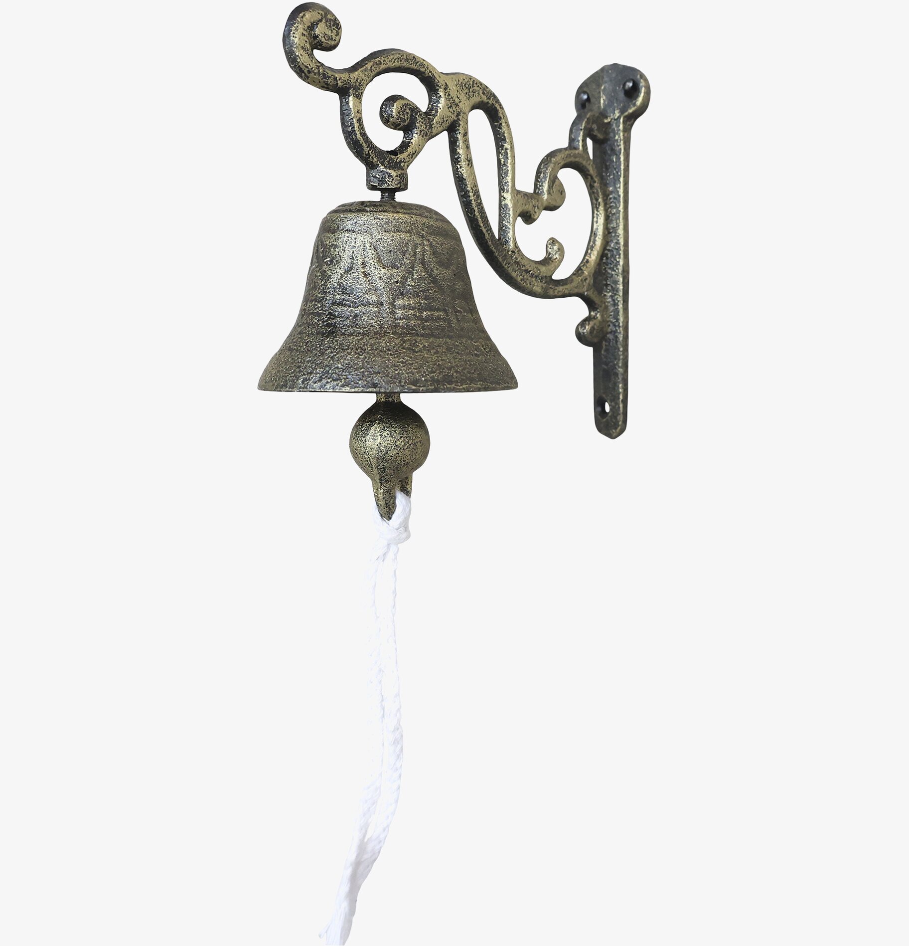 Klocka Gjutjärn Antik Mässing från Chic Antique på vägg