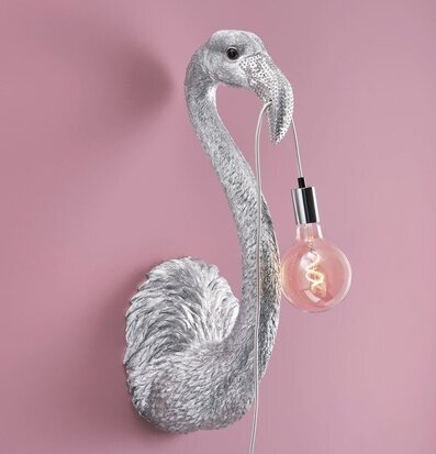Vägglampa Flamingo Tiffany Silver XL från Werner Voss