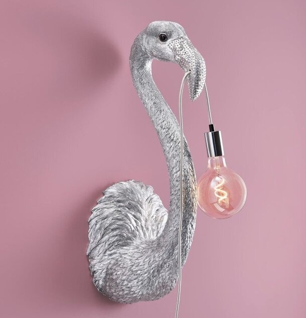 Vägglampa Flamingo Tiffany Silver XL från Werner Voss