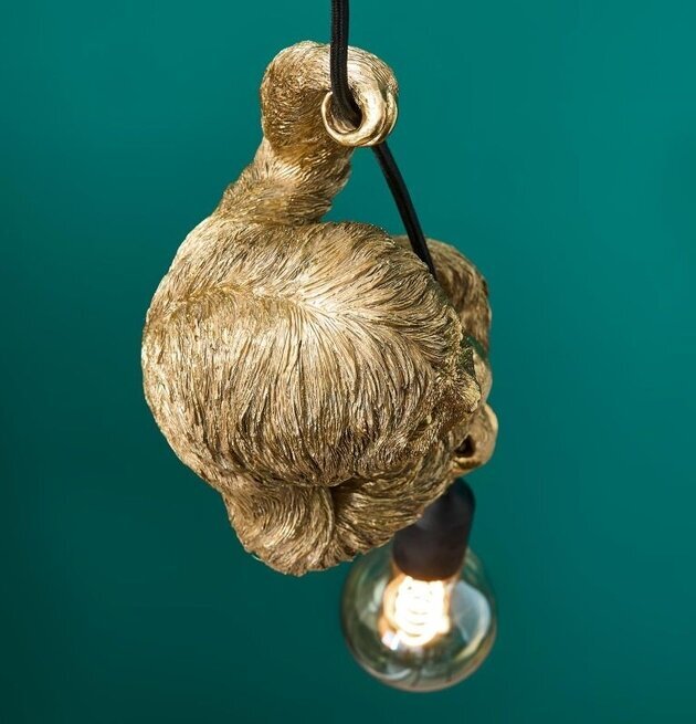 Taklampa Sloth Flash Guld från Werner Voss i guldig finish