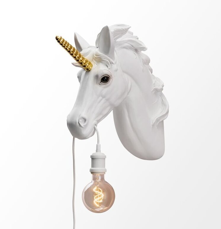 Vägglampa Unicorn Vit/Guld från Werner Voss, unik design