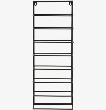 Vinställ Vägg Svart från IB Laursen, för 6 vinflaskor
