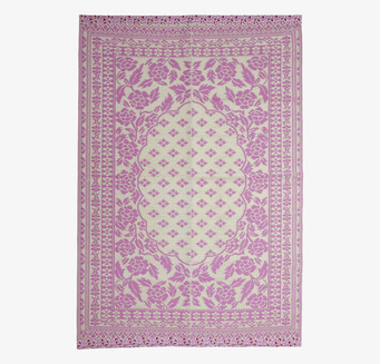 Plastmatta Rosa/Elfenbensvit Rice Mattor (ej dörrmatta)