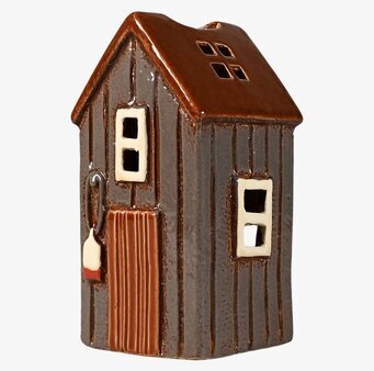 Bild av charmig ljuslykta i keramik för heminredning