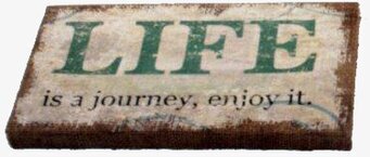 Tavla Life från Interstil med inspirerande budskap