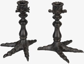 Ljusstake Fågelben Brun/Svart från A Lot Decoration