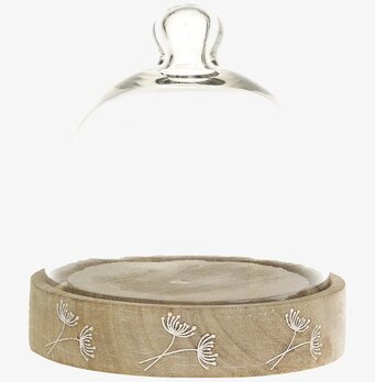 Serveringskupa Tours Natur från Chic Antique på träfat