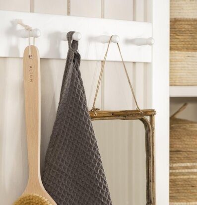 Klädhängare 5 Krokar Vit från IB Laursen i badrumsmiljö