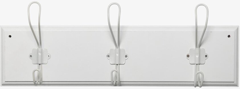Klädhängare 3 Krokar Vit från IB Laursen på vit vägg
