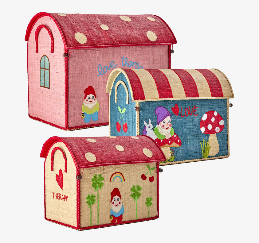 Förvaringskorg Love Therapy Theme från Rice, färgglad design