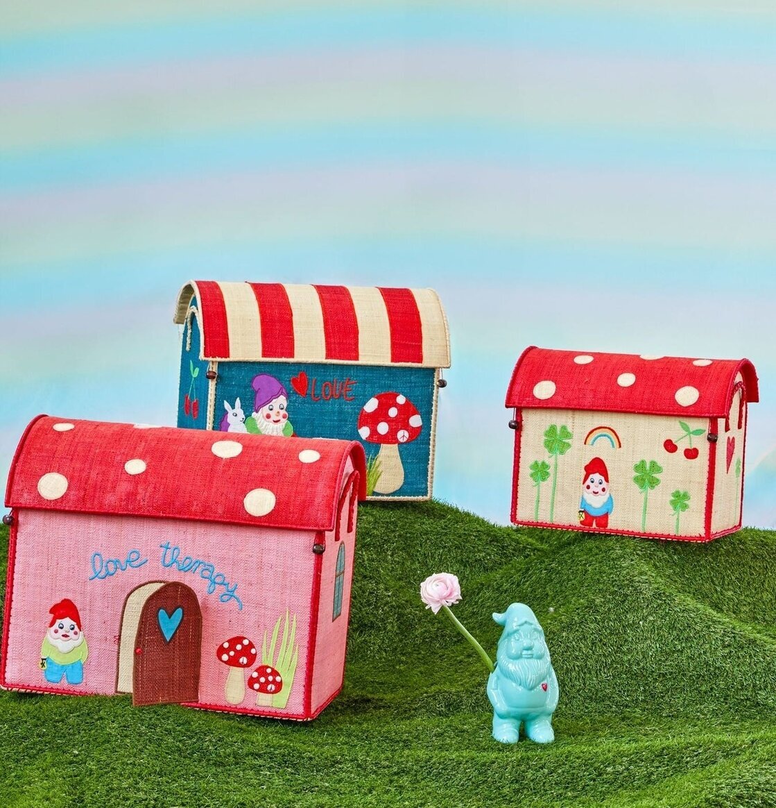 Förvaringskorg Love Therapy Theme från Rice i tre varianter