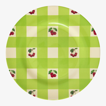 Tallrik Love Therapy Cherry Print från Rice med körsbärsmotiv