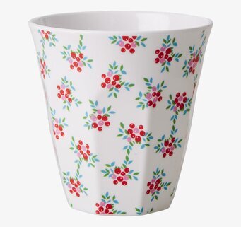 Mugg X-mas Holly Print från Rice med julmotiv och melamin