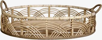 Serveringsbricka Natur från Chic Antique i flätad bambu