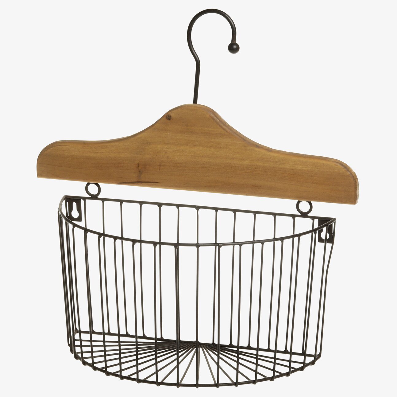 Förvaringskorg Med Galge från Chic Antique i metall och trä