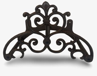 Slanghållare Antikbrun Gjutjärn från Miljögården i trädgård