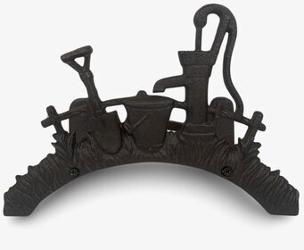 Slanghållare Antikbrun från Miljögården i gjutjärn