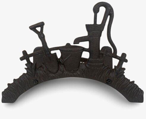 Slanghållare Antikbrun från Miljögården i gjutjärn