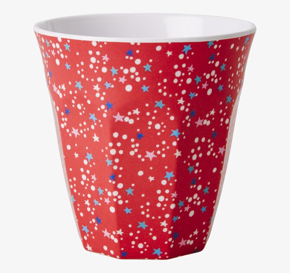 Mugg X-mas Twinkle Star från Rice med festligt stjärnmönster