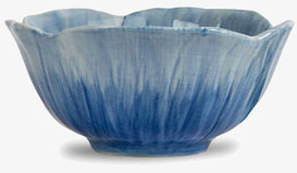 Skål Poppy Blå från By ON med oregelbundna kanter i blått