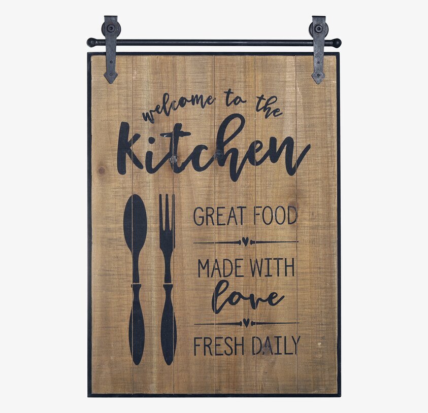 Väggskylt - Welcome To The Kitchen från Chic Antique