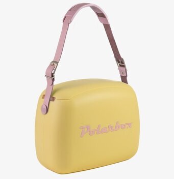 Kylväska POP 6 Liter Gul från Polarbox med rosa detaljer