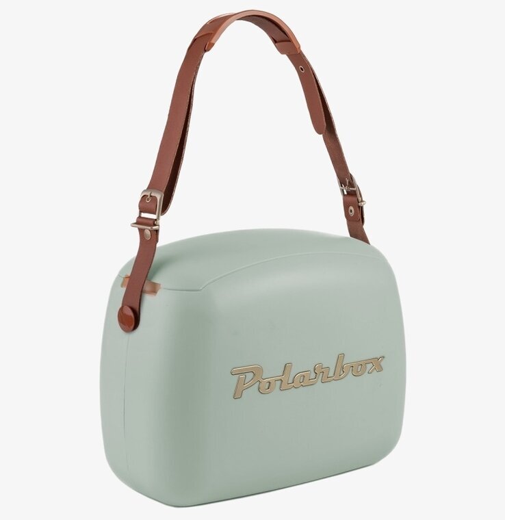 Kylväska Classic 6 L Matcha/Gold från Polarbox med axelrem