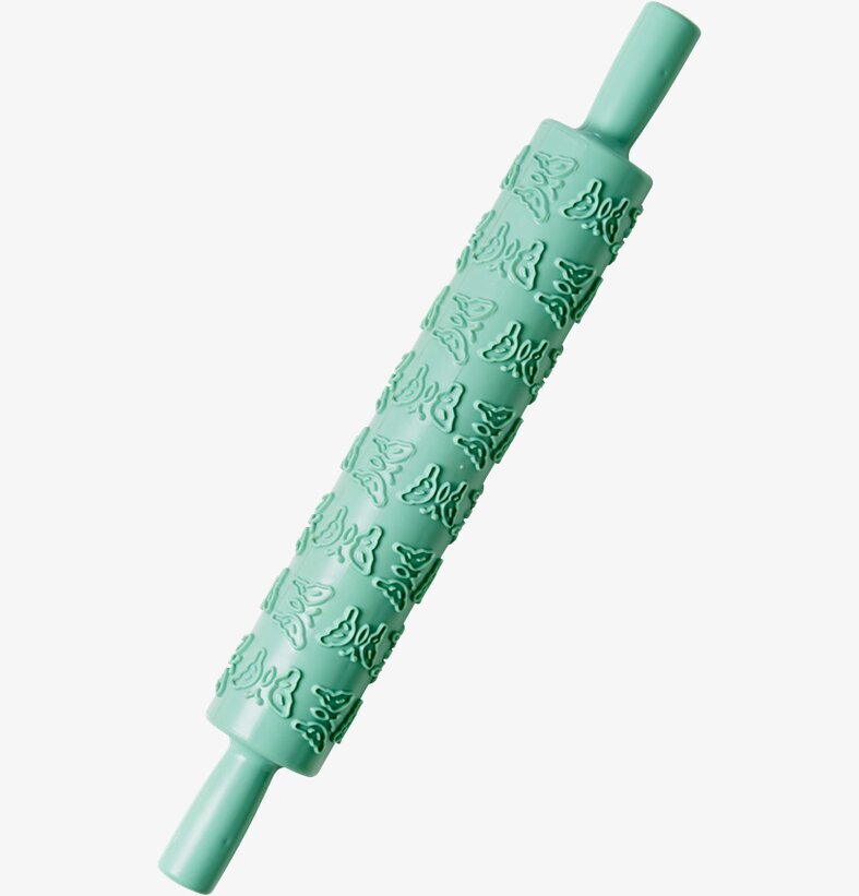 Kavel Fjärilar Grön från Rice med ergonomiska handtag