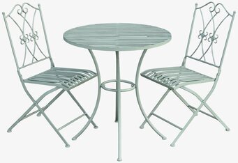 Caféset Antique Verte från Chic Antique med vintagekänsla