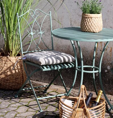 Caféstol 2-Pack Antique Verte från Chic Antique i trädgård