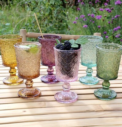 Saint-Émilion Vinglas Chic Antique Dryckesglas Dricksglas Glas för dryck Plastglas