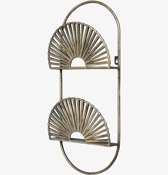 Vägghylla Antik Mässing från Chic Antique med vintagecharm