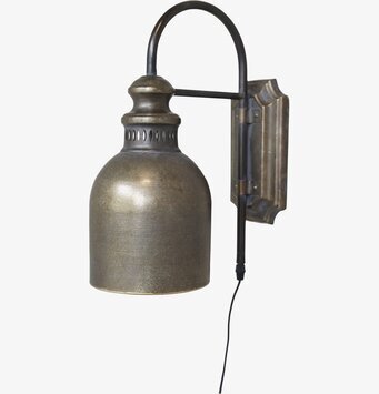 Vägglampa Antik Mässing från Chic Antique med patina