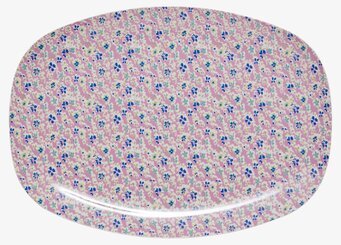 Tallrik Cascading Flower Print från Rice med blommönster