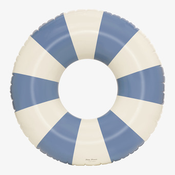 Badring Denim - Petites Pommes 120cm, blåvit randig design