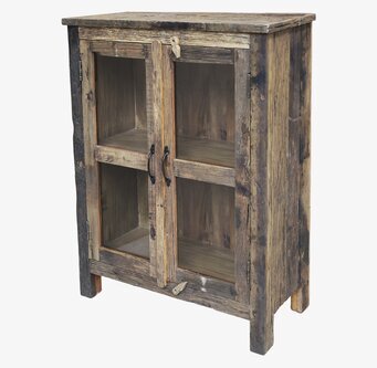 Vitrinskåp Grimaud från Chic Antique i återvunnet trä