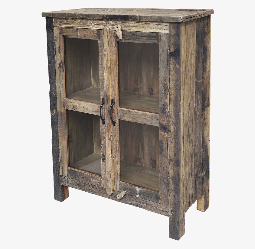 Vitrinskåp Grimaud från Chic Antique i återvunnet trä