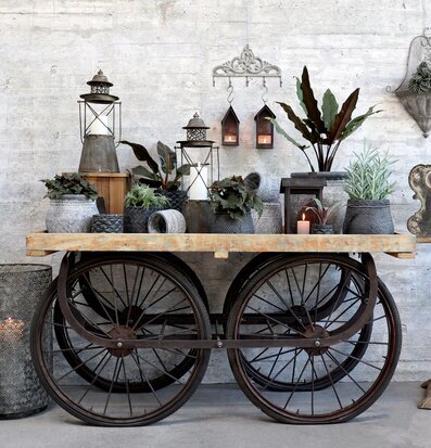 Gl Vagn Med Cykelhjul från Chic Antique med vintage stil