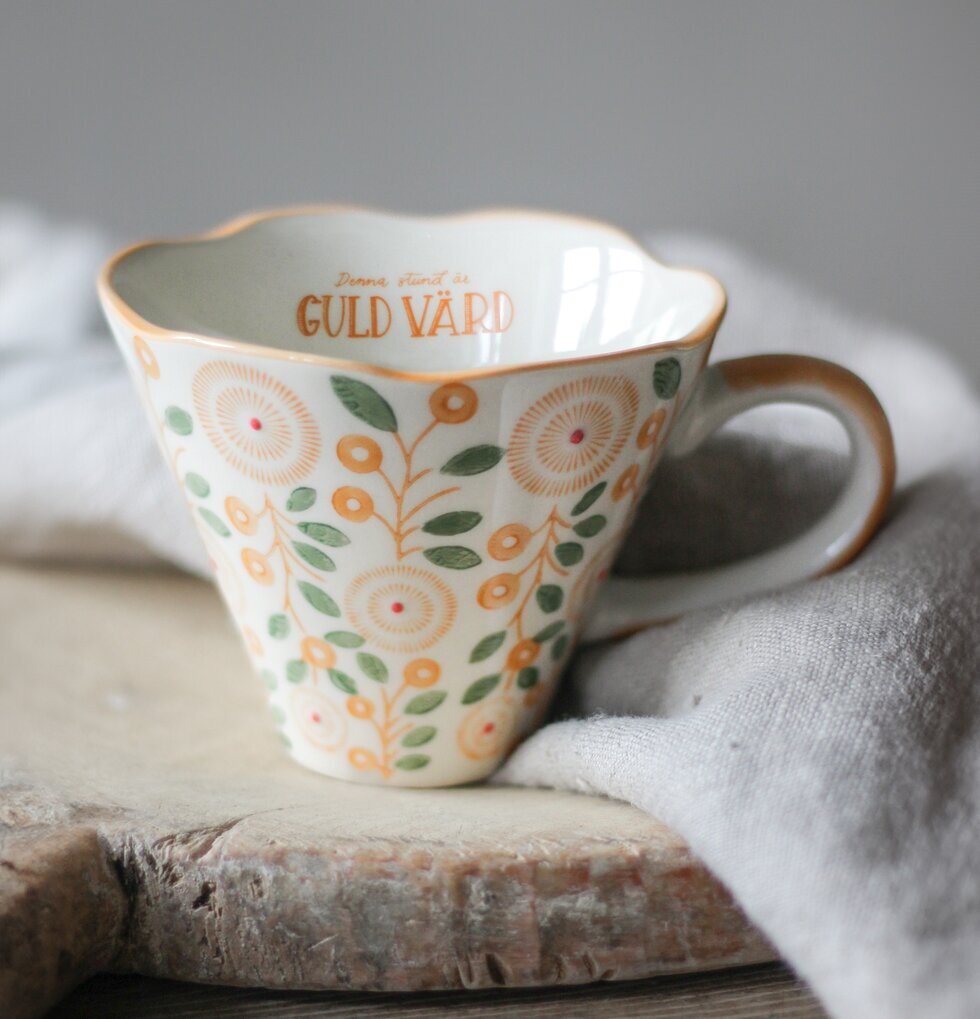 Mugg - Denna stund är guld värd från Majas Cottage