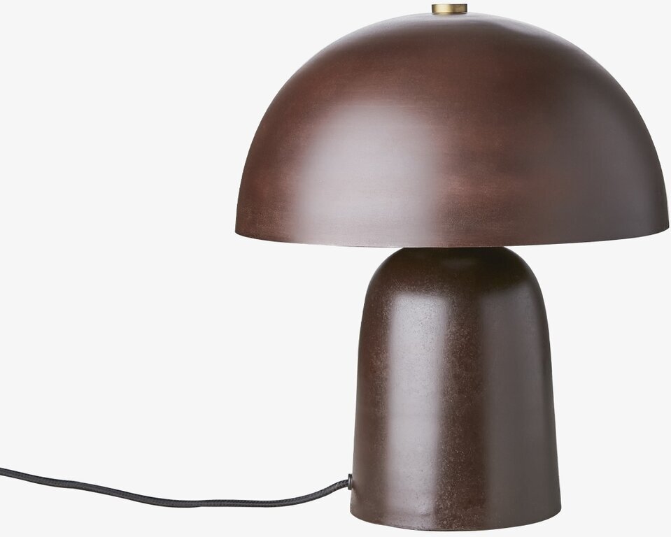 Bordslampa Fungi Brun Medium från Affari med svampdesign