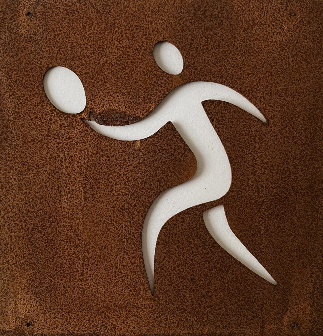 Skylt Padel/Tennis/Badminton (armeringsnät) från Lind Decoration