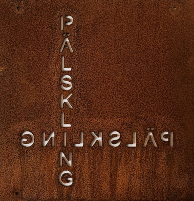 Skylt Pälskling (armeringsnät) från Lind Decoration