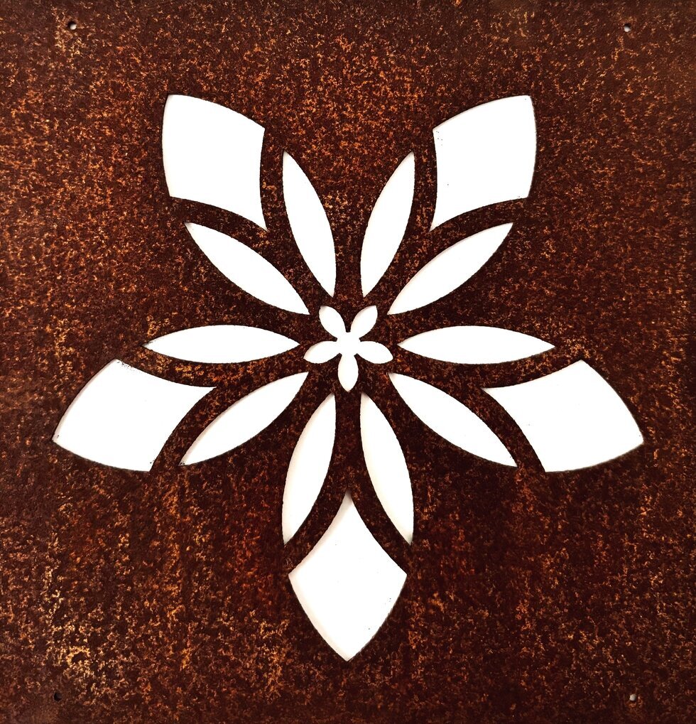 Skylt Mandalablomma (armeringsnät) från Lind Decoration