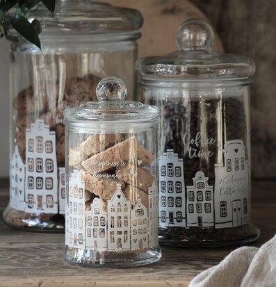 Glasburk - Happiness Is Homemade från Majas Cottage på träbord