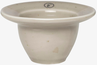 Äggkopp Porslin Sand från Ernst med elegant sandfärg