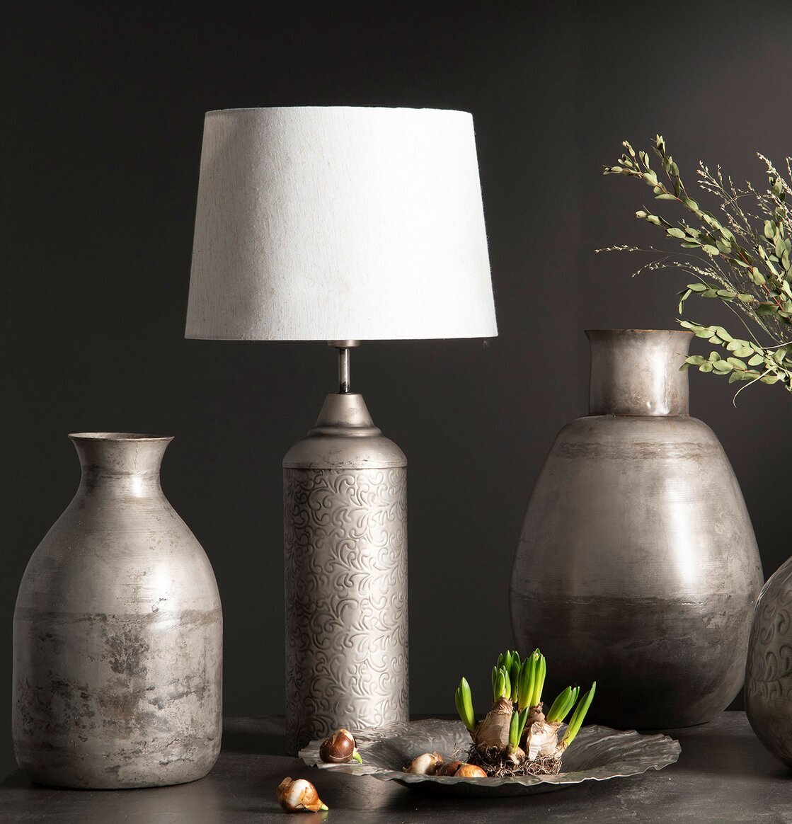 Lampfot Clover Cloudy/Rusty från A Lot Decoration i metall