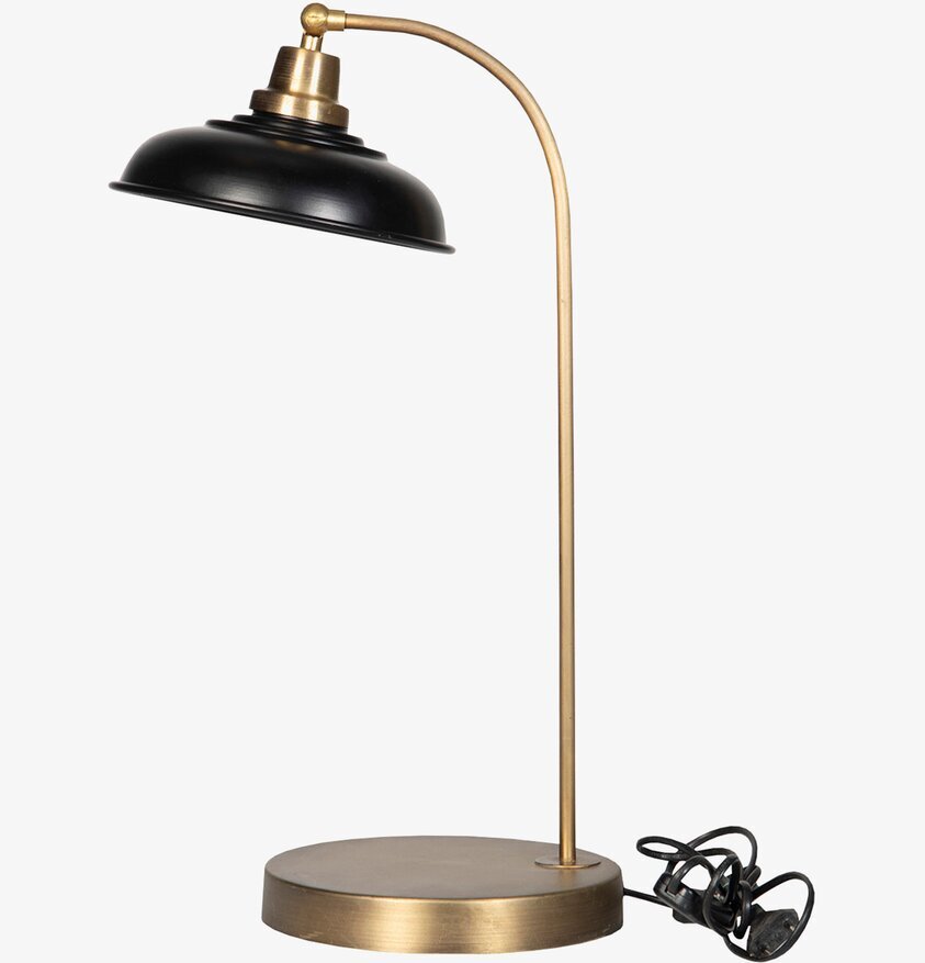 Bordslampa Noa Emalj Svart från A Lot Decoration