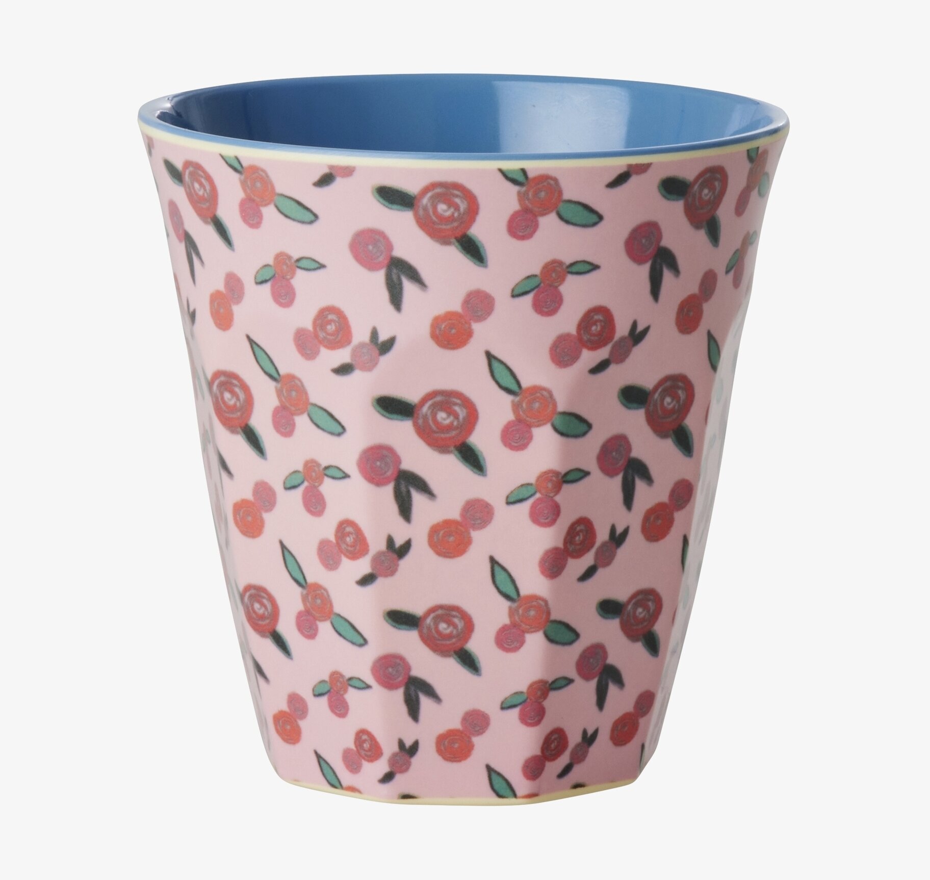 Melaminmugg A Rose Is A Rose Print från Rice på neutral yta