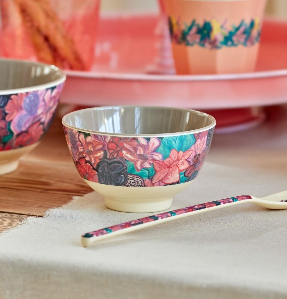 Liten Skål Forest Flower Print från Rice med blommönster